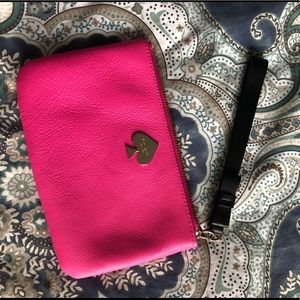 New Kate spade wristlet pink